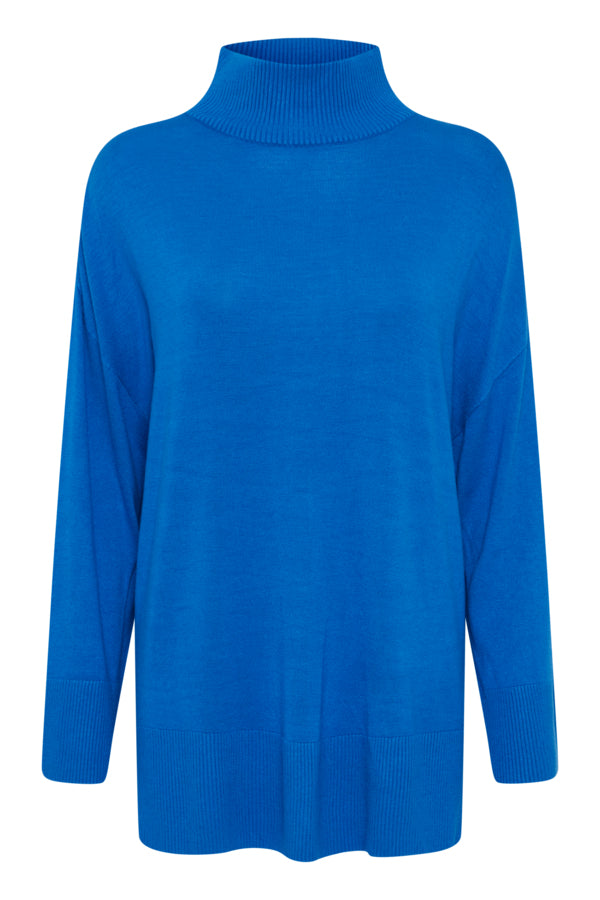 Blue Knitted Pullover