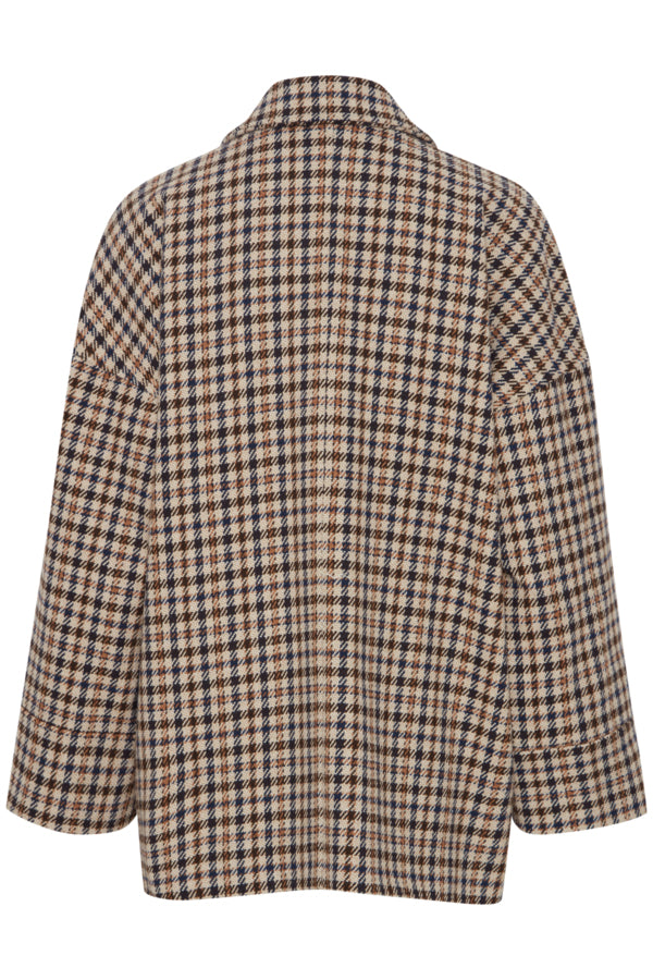 Brown Plaid Coat